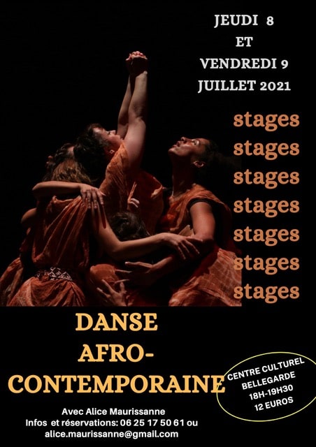 Stage de danse afro-contemporaine avec Alice Maurissanne à Toulouse