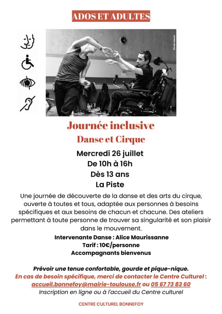 Journée inclusive danse et cirque - Alice Maurissanne